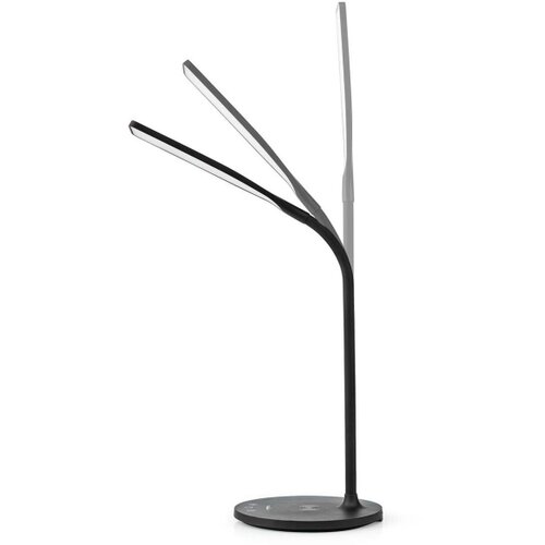 Nedis LTLGQ4M2BK - Prigu&amp;scaron;iva lampa sa bežičnim Qi punjenjem, LED/5,5W/230V 2700-6500K Slike
