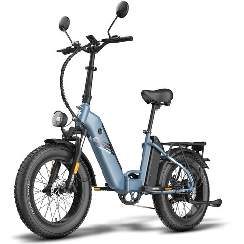 Fafrees Zložljivo električno kolo FF20 Polar, odobreno za EU, dvojna baterija 26,8 Ah, modro, (5000009042) Slike