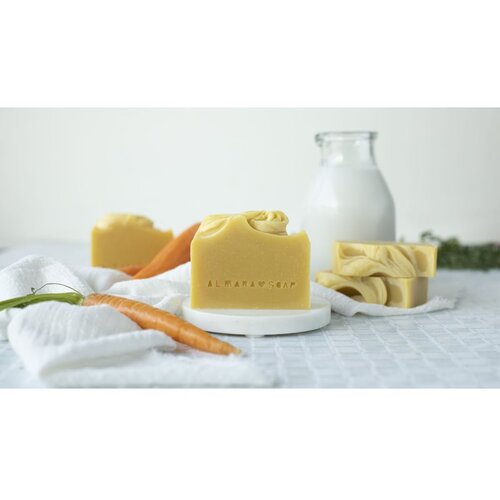 Almara Soap 100 % natural Creamy Carrot sapun ručne izrade 90 g Slike