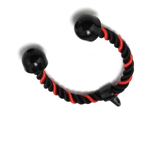 INF Dvojna triceps vrv za visok pulley: lat, face pull in podalj&amp;scaron;ki Black/Red, (5000314116) Slike