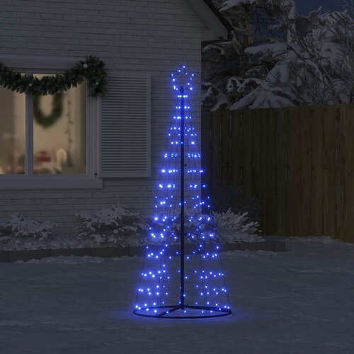  LED božićno drvce 200 LED dioda plavo 180 cm Slike