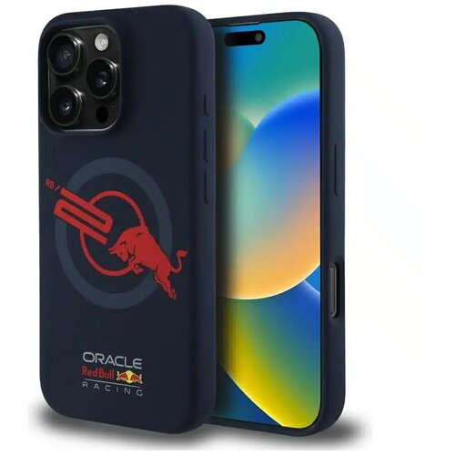 Red Bull iPhone 16 Pro maska kompatibilna s MagSafe (Silicon ORBR20 Logo Red Lining) navy plava Cijene