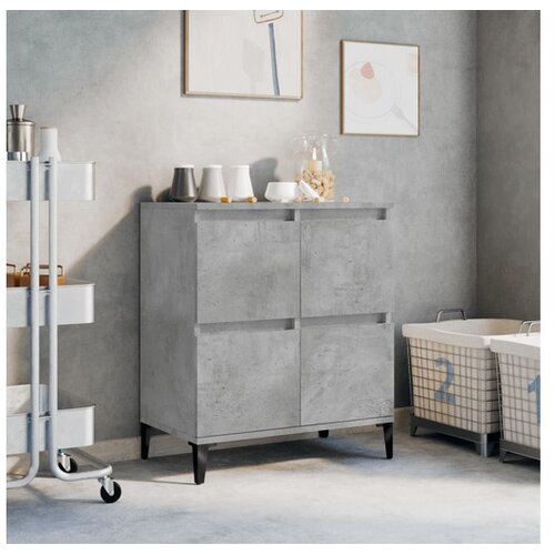  Komoda siva boja betona 60x35x70 cm od konstruiranog drva Cene