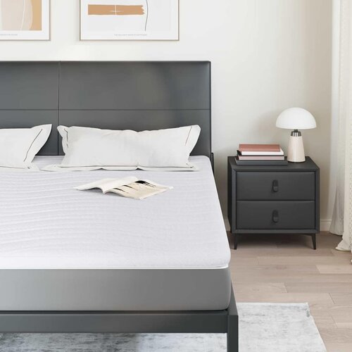  Nadmadrac Bijelo 200 x 200 cm Pleteno platno Slike