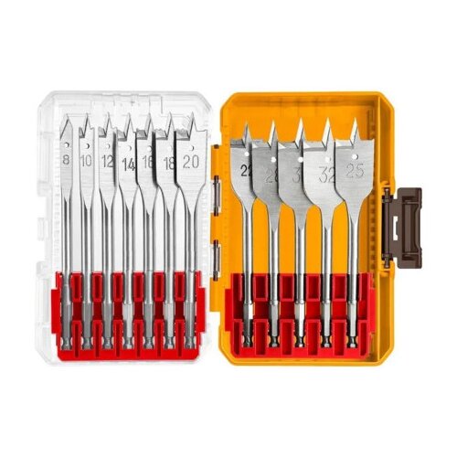 INGCO TOOLS Kroner pljosnati za drvo set 12/1 152mm AKDL1206 Slike