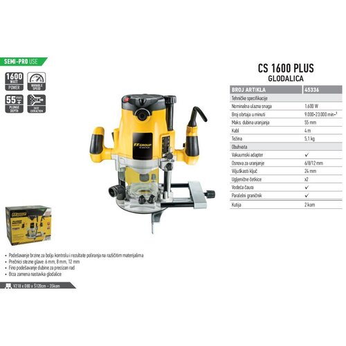 FF_Group FF EA GLODALICA CS 1600 PLUS Cene