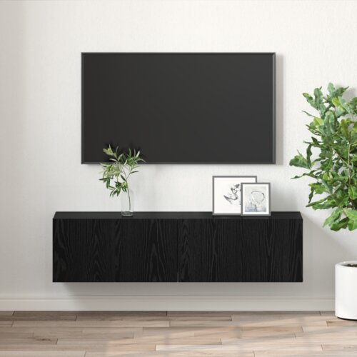 vidaXL Set TV ormarića Crni hrast Konstruirano drvo Mali TV ormarić Cene