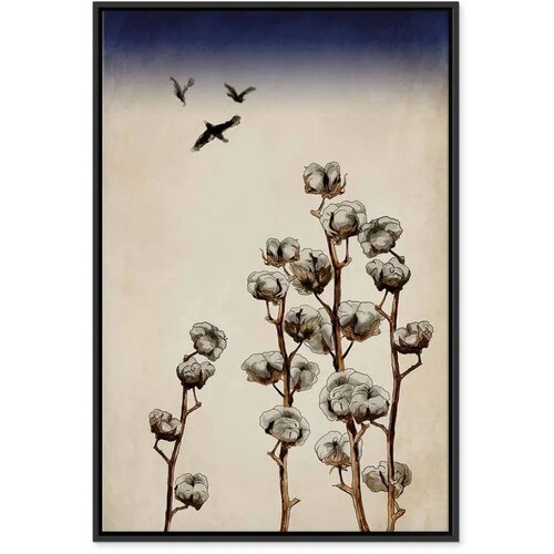  Slika - Cotton Branches (1 Part) Vertical 80x120 Slike
