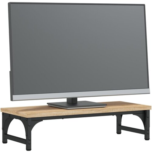  Stalak za monitor boja hrasta 55 x 23 x 14 cm konstruirano drvo Slike