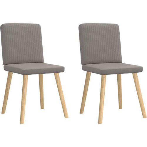 vidaXL Jedilni stoli 2 kosa taupe blago, (21828514) Cene