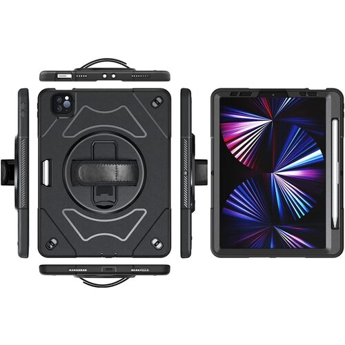 JTech Ohi&scaron;je za iPad Air 4/5 10,9" s stojalom in držalom za pisalo Črno, (22025686) Cene