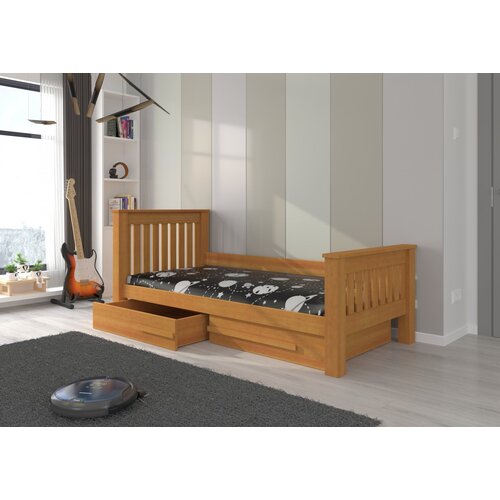 ADRK Mladinska postelja CARMEL z dvema predaloma 200x90 cm - ALDER-JEL�A Cene