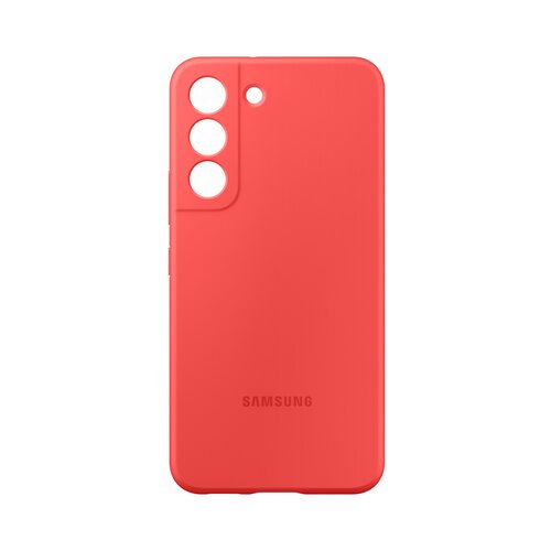 Samsung galaxy S22 silicone cover coral Slike