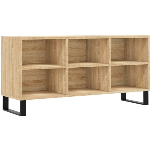 Maison Chic TV omarica - TV stojalo - Televizijska omarica sonoma hrast 103,5x30x50 cm inženirski les, (21702052) Slike