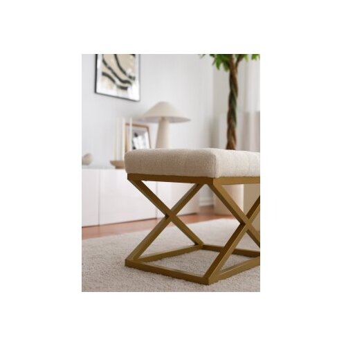 Atelier Del Sofa Tabure 50x42x40cm, Krem Slike