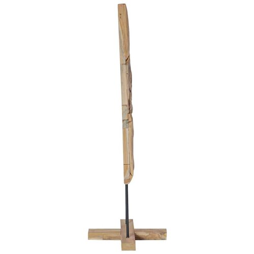 VidaXL Božićno drvce s stalakom Smeđa 120 cm Masivna tikovina Slike
