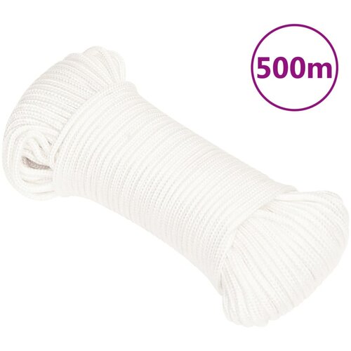 vidaXL Vrv za čoln popolnoma bela 4 mm 500 m polipropilen Cene