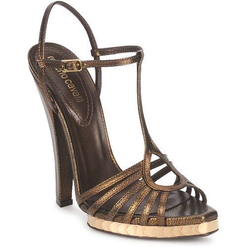 Roberto Cavalli Sandali & Odprti čevlji QDS627-PM027 Pozlačena Cene