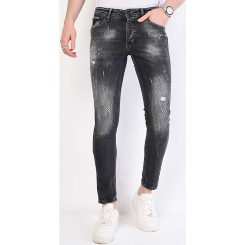 Local Fanatic Kavbojke slim 134406851 Siva Cene