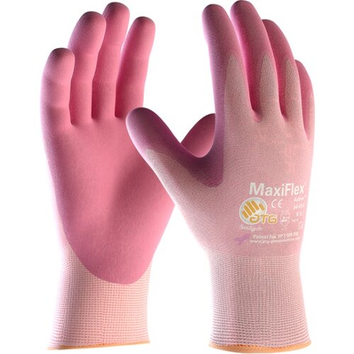 ATG rukavica maxiflex active roza veličina 09 ( 34-814/09 ) Cene