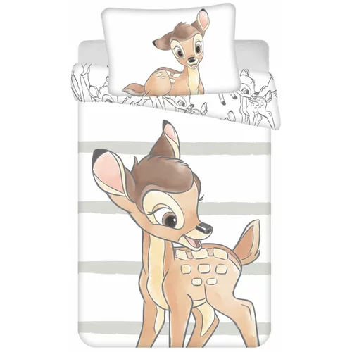 Jerry Fabrics Bombažna otroška posteljnina za otroško posteljico 100x135 cm Bambi –