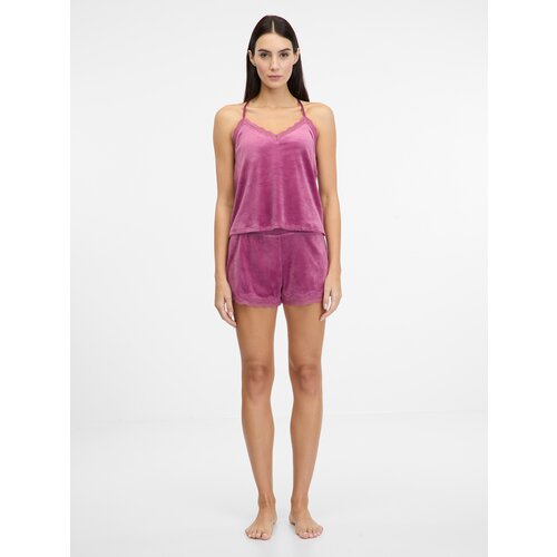 Orsay Pink women's suede pajama top - Women's Cene