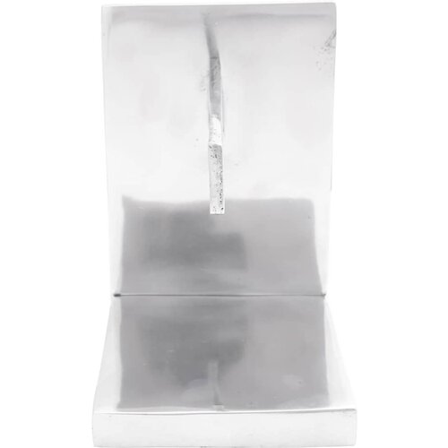  Držači za knjige 2 pcs Srebrno 11 x 14 x 17,5 cm Aluminij Slike