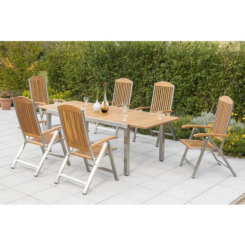 Gardenson Vrtni Stol Keros, Jeklo, Masiven Les Slike