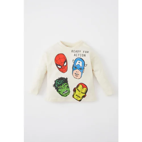 Defacto Baby Boy Marvel Comics Crew Neck Long Sleeve T-Shirt