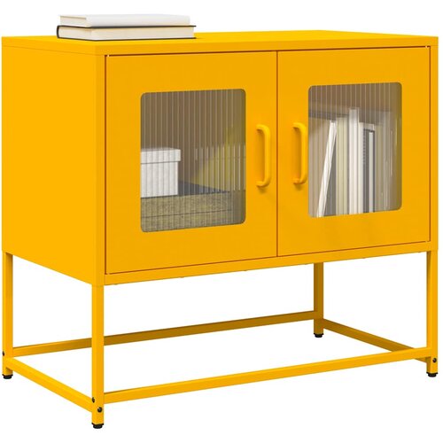 TV ormarić senf žuta 68x39x60,5 cm hladno valjani čelik Cijene