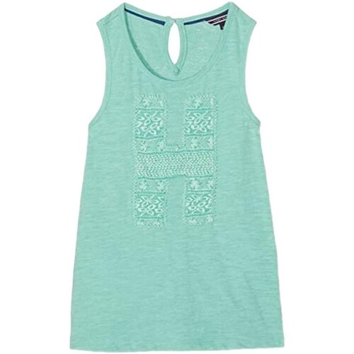Tommy Hilfiger Majice s kratkimi rokavi KG0KG02512 379 Zelena Cene