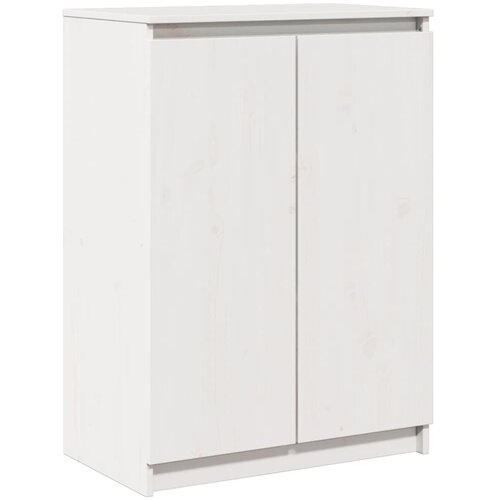 Maison Chic Komoda - Predalnik bela 60x36x84 cm trdna borovina, (21716227) Slike