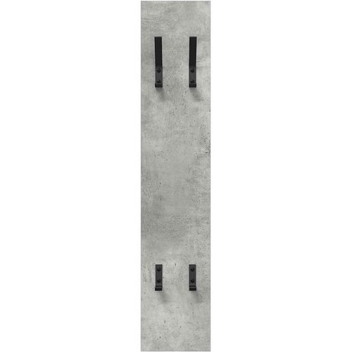  Vje&amp;scaron;alica za kapute na zidu Betonski sivi 20 x 1,5 x 100 cm Slike