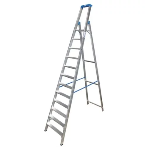 Krause-werk prostostoječa aluminijasta lestev Stabilo 12 stopnična 124579