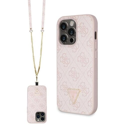 Guess OVITEK GUHCP14LP4TDSCPP ZA IPHONE 14 PRO ROZA CROSSBODY 4G KOVINSKI LOGO, (21834471) Cene