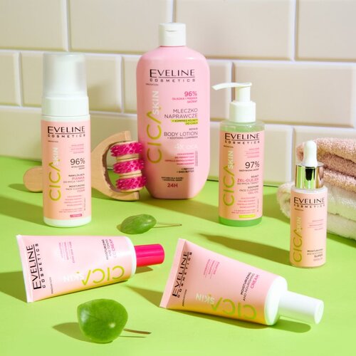 Eveline Cosmetics Cica Skin oil umirujuće ulje za či&amp;scaron;ćenje za lice 145 ml Slike