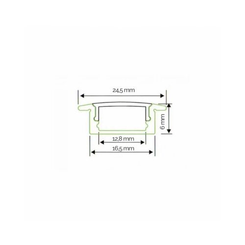  LED PROFIL LL-ALP001-R KOMPLET SIVI Cene