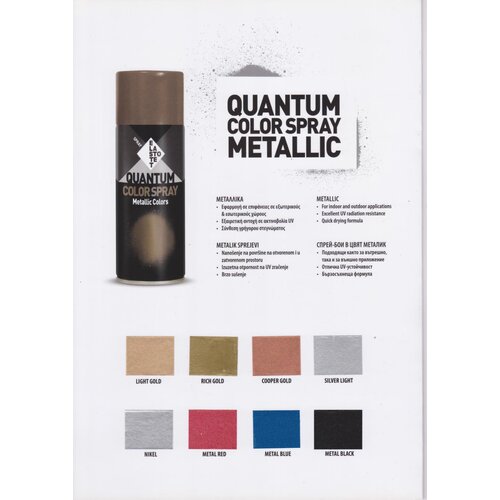 Quantum SPREJ 0.400 SILVER METALIC Cene