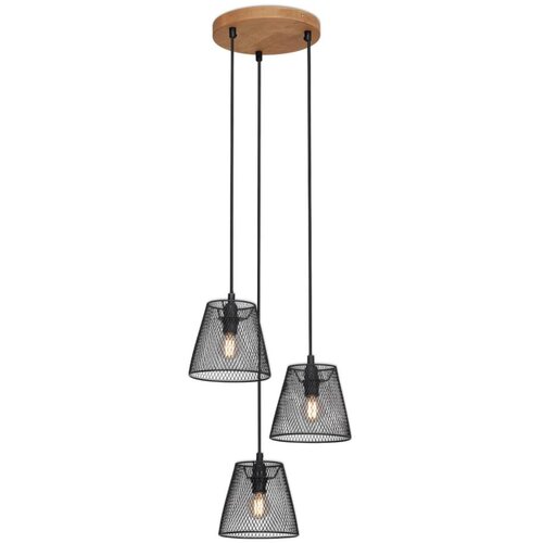 BRILONER 4074-035 - Luster na sajli TAUNUS 3xE14/40W/230V kaučukovac Cene