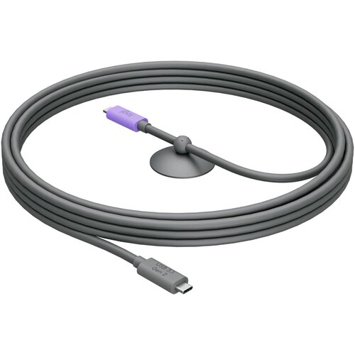 Logitech 952-000195 USB kabel USB 3.2 Gen 2 (3.1 Gen 2) 5 m USB C Grafit, Ljubičasto Cene
