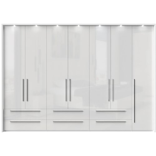 Jela 7-dijelni garderobni ormar Kalla PIANO P76B/OP - bi Slike