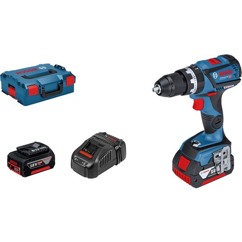 Bosch akumulatorska vibraciona bušilica - odvrtač GSB 18V-60 C; 2x5,0Ah; L-Boxx (06019G2100) Slike