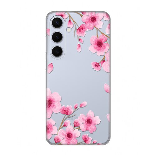 torbica silikonska print skin za samsung S926B galaxy S24 plus rose flowers Slike