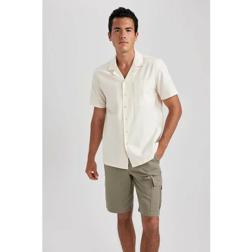 Defacto Regular Fit Cotton Short Sleeve Shirt