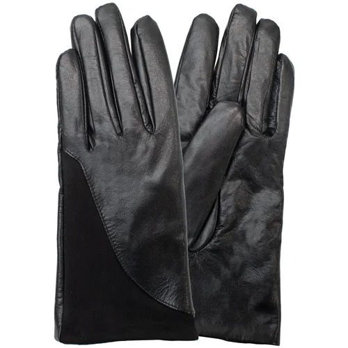 Semiline Woman's Women's Leather Gloves P8286