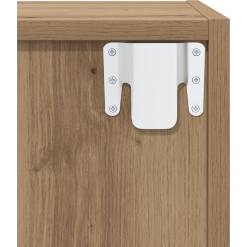 vidaXL Stenski TV kabinet 4 pcs Obrtniški hrast 37 x 37 x 72 cm Cene