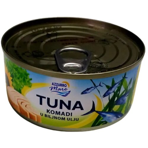  Tunjevina AZZURRO MARE komadi u biljnom ulju 160g Cene