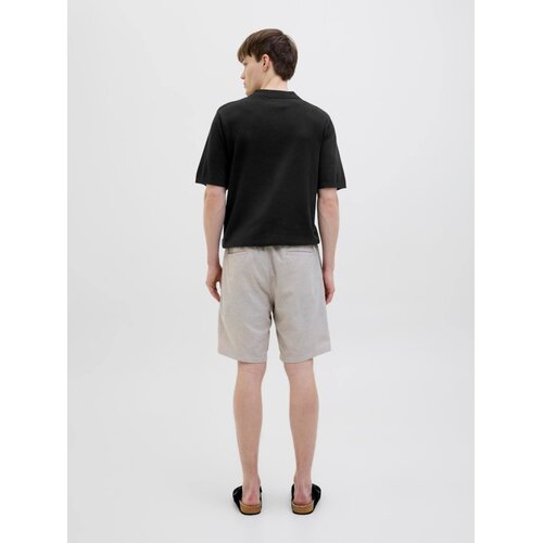 JJ Rebel Mu&amp;scaron;ka majica JREBCALLUM KNIT POLO SS SN, Crna Slike
