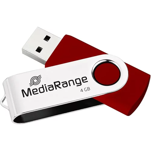 USB ključ 4gb mediarange 2.0 rdeč mr907-red MEDIARANGE