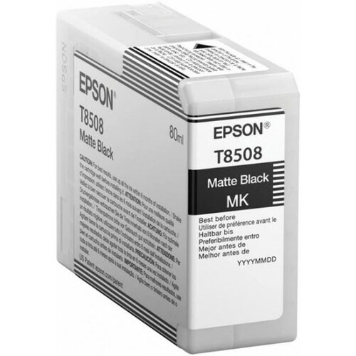 Epson T8508 UltraChrome HD mat-crni 80ml ketridž Slike